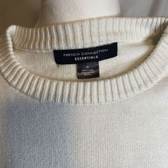 French Connection Essentials Ladies Striped Long Sleeve Sweater Designer - Picture 5 of 5